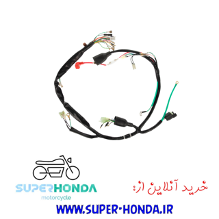 سیم کشی موتور سیکلت استارتی دنده شمار دار تیزرو