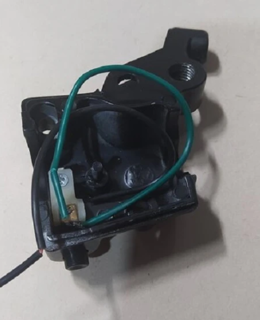 زیر قلوه کلاج موتور سیکلت مشکی