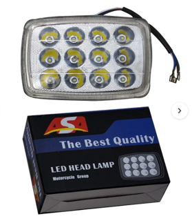 بلوری چراغ جلو موتور سیکلت مدل 12 تایی