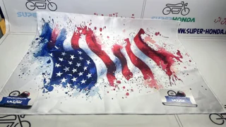 پرچم زین موتور سیکلت امریکایی