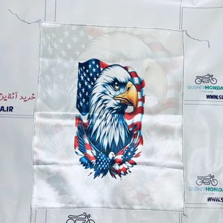 پرچم زین موتور سیکلت عقاب کد ۲